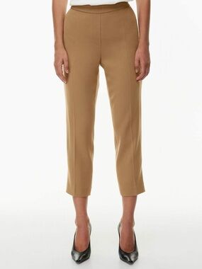 🆕 NWT Aritzia Wilfred Cropped Tailored Pants Quiet Luxury Office Siren Mid Rise
